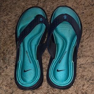 nike sandals , worn twice